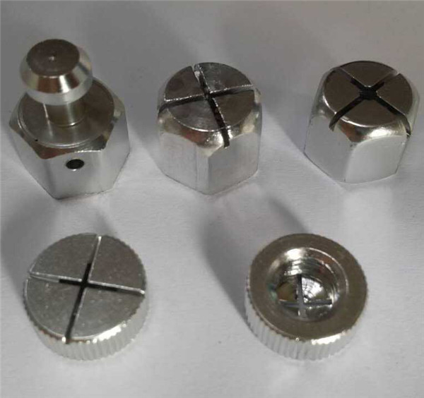 Pressure cooker hexagonal aluminum cross slot nut